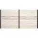 Plum Creek Ravenwood Black and White 80" Rectangular Dining Table