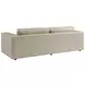 Key Biscayne Granville Ivory Leather 94" Sofa