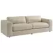 Key Biscayne Granville Ivory Leather 94" Sofa