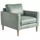 Sunset Key Marcella Green Leather Upholstered Accent Chair