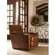 Stirling Park Brown Leather Upholstered Accent Chair with Nailhead Trim