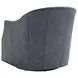Escala Ariana Gray Leather Upholstered Escala Ariana Swivel Chair