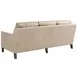 Turin Ariana Beige Leather 83" Sofa