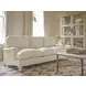 Ocean Breeze White Leather Gilmore Living Room Set