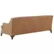 Sonoma Silverado Brown Leather 89" Sofa