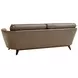 Kahn Beige Leather 90" Sofa