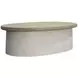 Easley Gray Oval Cocktail Table