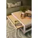 Locklin White Lacquer 40" Rectangular Coffee Table