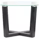 Ironvale Black Truffle Rectangular Glass Top Occassional Table Set