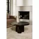 Logan Black Outdoor Round Coffee Table