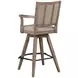 Logans Point Beige Spectator Swivel Upholstered Barstool