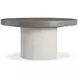 Monolith Beige 80" Round Extendable Dining Table