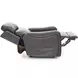 Longview Rainer Walnut Leather Power Lift Recliner with Nailhead Trim and USB Charging