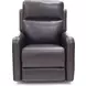 Longview Rainer Walnut Leather Power Lift Recliner with Nailhead Trim and USB Charging