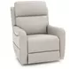 Longview Rainer Dove Leather Power Lift Recliner with Nailhead Trim and USB Charging