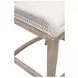 Loom White Upholstered Counter Height Stool Set of 2