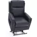 Louisville Rainer Ocean Leather Zero Gravity Lay Flat Power Lift Recliner with USB Charging and Nailhead Trim
