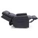 Louisville Rainer Ocean Leather Zero Gravity Lay Flat Power Lift Recliner with USB Charging and Nailhead Trim