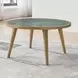 Novato Green Round Sintered Stone Cocktail Table