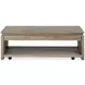 Conrad Stone Harbor Gray Rectangular Lift Top Occassional Table Set