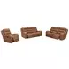 Auburn Wrangler Clay Leather Glider Recliner