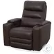 Norell Autumn Umber Leather Zero Gravity Power Recliner