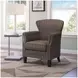 Global Archive Antique Grey C Shape Accent Table