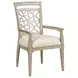 Clearview Oyster Performance Fabric Upholstered Essex Arm Chair Set of 2