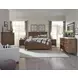 Bay Creek Toasted Nutmeg 7 Drawer Dresser with Rectangular Mirror