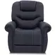 Lucas Canyon Ocean Performance Fabric Power Lift Recliner with USB Charging and 3 Zone Heat