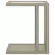 Glaze Bezel Rectangular Glass Top Occassional Table Set