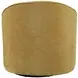 Lulu Gold Upholstered Swivel Accent Chair