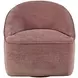 Lulu Red Upholstered 360 Swivel Accent Chair