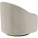 Lulu Brown Upholstered Swivel Accent Chair