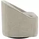 Lulu Brown Upholstered Swivel Accent Chair