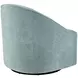 Lulu Blue Upholstered Swivel Accent Chair
