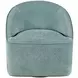 Lulu Blue Upholstered Swivel Accent Chair