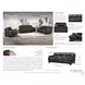 Calizor Black Leather Upholstered Lounge Chair