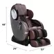 Pacari Chocolate Upholstered Massage Chair
