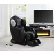 Pacari Black Upholstered Massage Chair