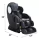 Pacari Black Upholstered Massage Chair