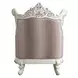 Vanaheim Gold Upholstered Accent Chair with Pillow and Nailhead Trim