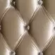 Vanaheim Gold Upholstered Accent Chair with Pillow and Nailhead Trim