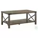 Abiram Rustic Oak Rectangular Coffee Table