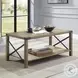 Abiram Rustic Oak Rectangular Coffee Table
