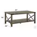 Abiram Rustic Oak Rectangular Coffee Table