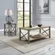 Abiram Rustic Oak Rectangular Coffee Table