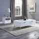 Gaines White High Gloss Rectangular End Table