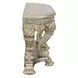 Danae Champagne and Gold Glass Top Occassional Table Set