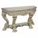 Danae Champagne and Gold D Shape Sofa Table